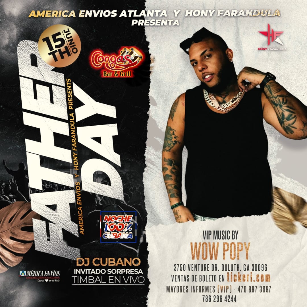 NOCHE CUBANA CONCIERTO DE WOW POPY Y SU GRUPO Tickets Boletos at Congas