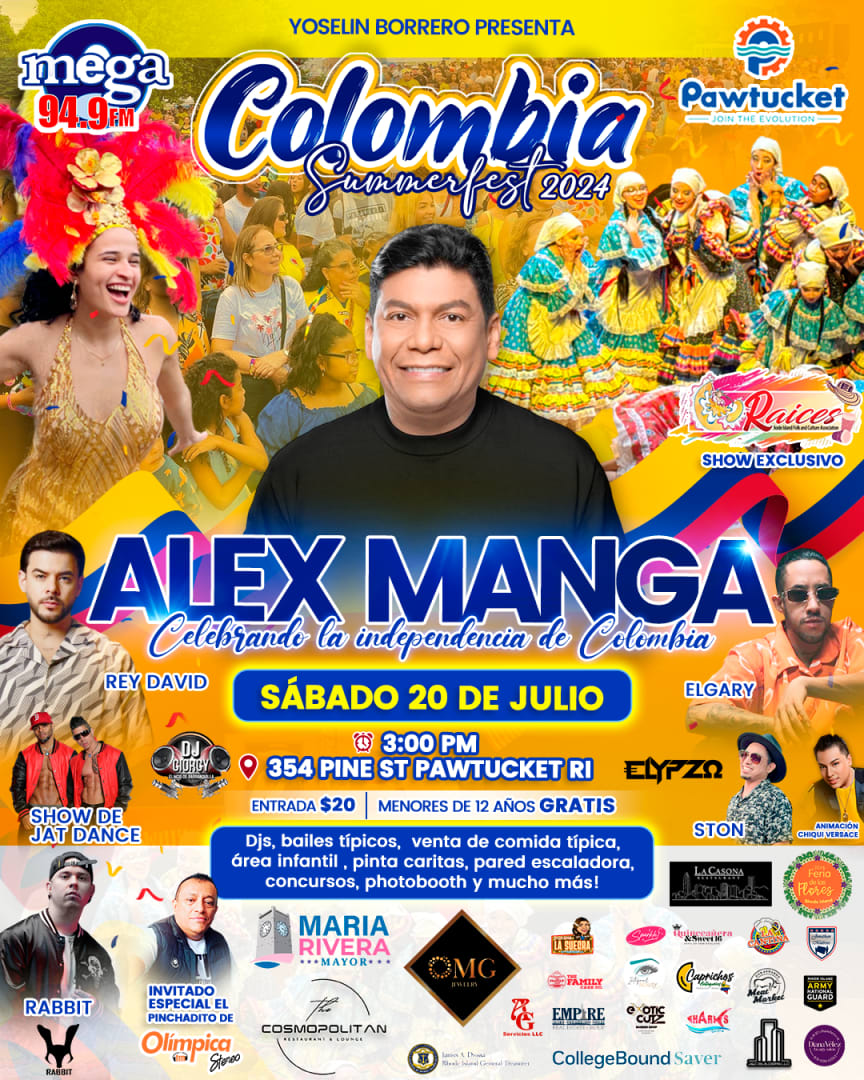 COLOMBIA SUMMERFEST Tickets | Boletos - 354 Pine St Pawtucket Rhode
