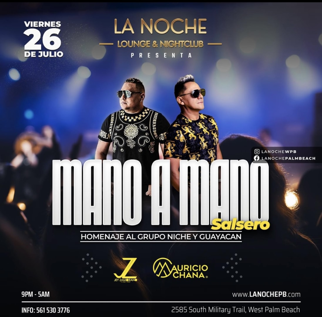 Excantante de Grupo Niche Mauricio Cachana Tickets Boletos at La Noche
