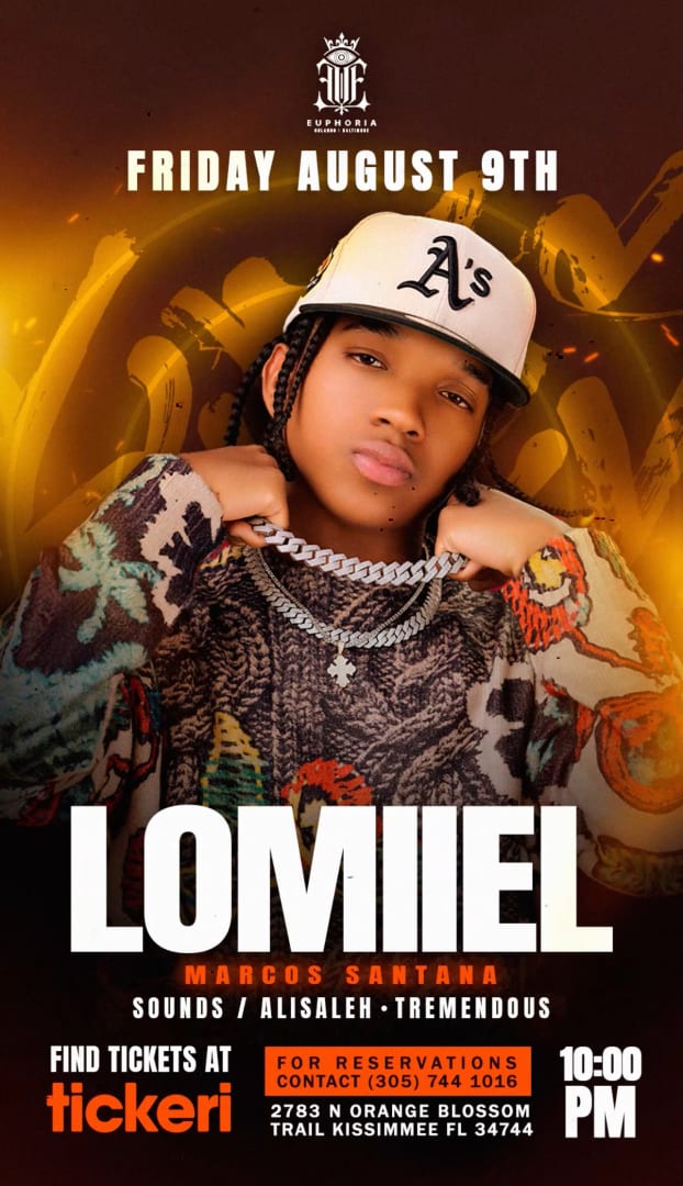 LOMIEL EN VIVO EN EUPHORIA ORLANDO !!! Tickets Boletos at Euphoria