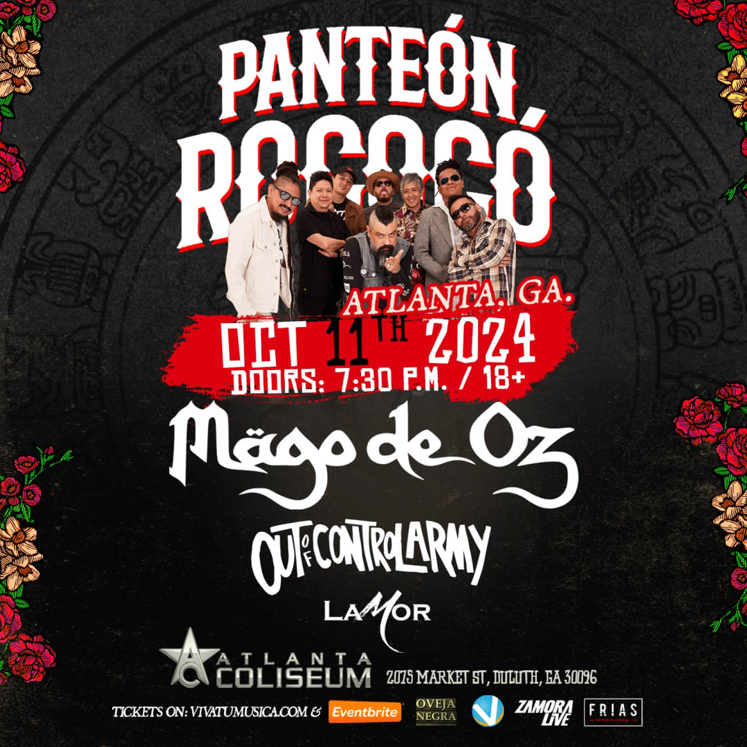 PANTEON ROCOCO & MAGO DE OZ Atlanta Coliseum Tickets Boletos at Atlanta Coliseum Duluth