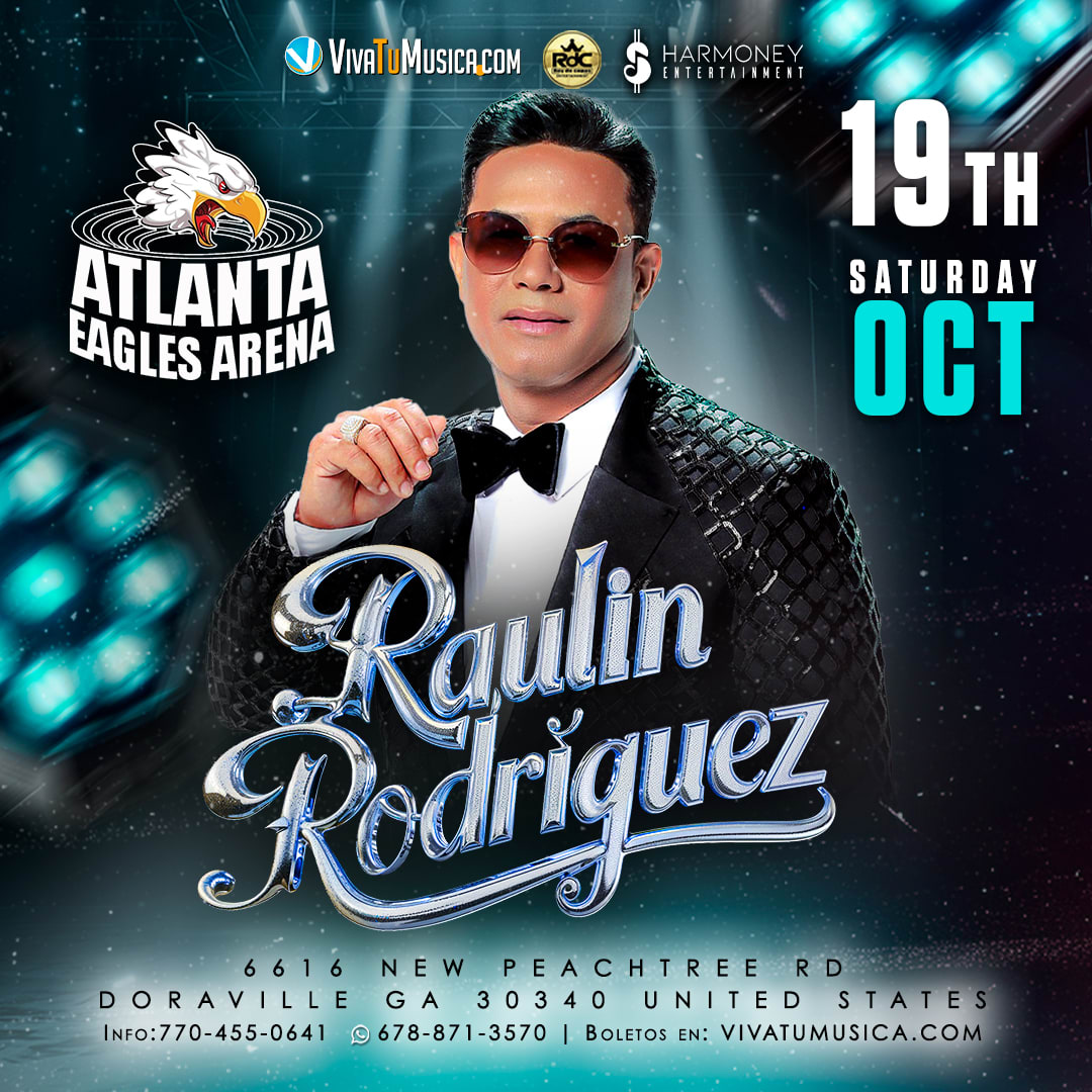 Raulin Rodriguez en Atlanta EVENTO CAMBIADO A FECHA FUTURA Tickets