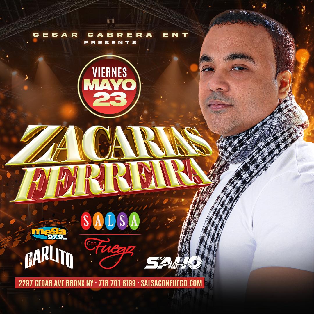 Zacarias Ferreira LIVE! | MAY 23 in Bronx - Tickets 2025-05-23
