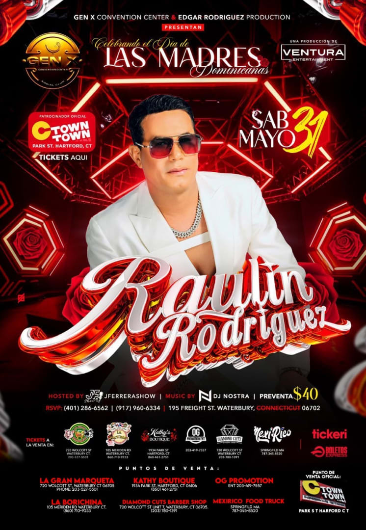 Raulin Rodriguez En Concierto | GEN X | Hartford CT in Waterbury