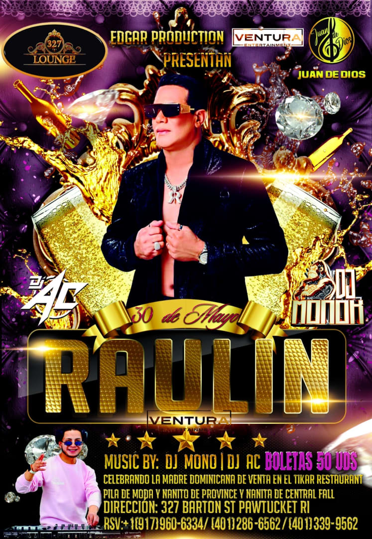RAULIN RODRÍGUEZ EN CONCIERTO | PAWTUCKET, RI | 327 LOUNGE Tickets
