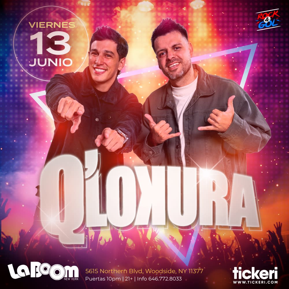 Q'LOKURA EN NEW YORK in Woodside - Tickets 2025-06-13 | La Boom