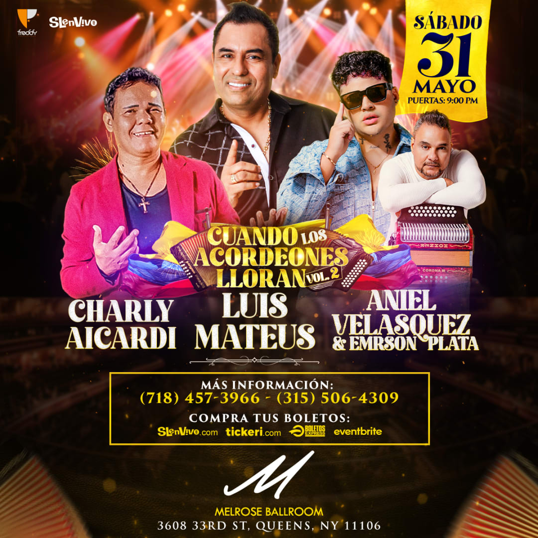 Luis Mateus - Charly Aicardi -Aniel Velasquez Melrose Ballroom in