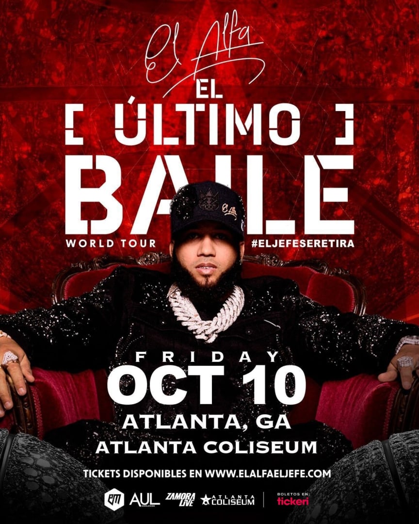 El Alfa World tour El Ultimo Baile! Tickets | Boletos