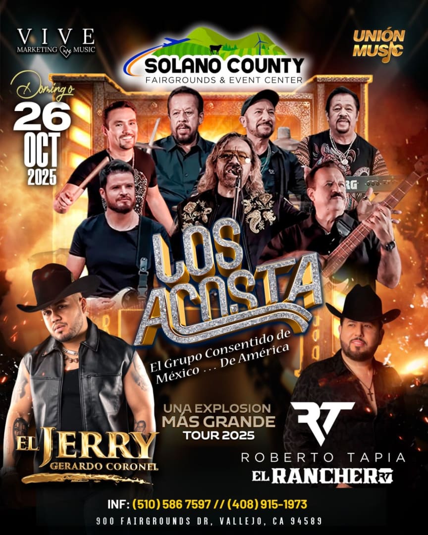 Rodriguez in Vallejo - Tickets 2025-10-26 | Solano County Fairgrounds