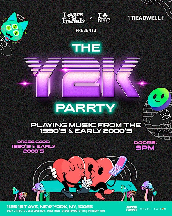 Y2K - Dance Parrty @ Treadwell NYC - Games & Cocktails