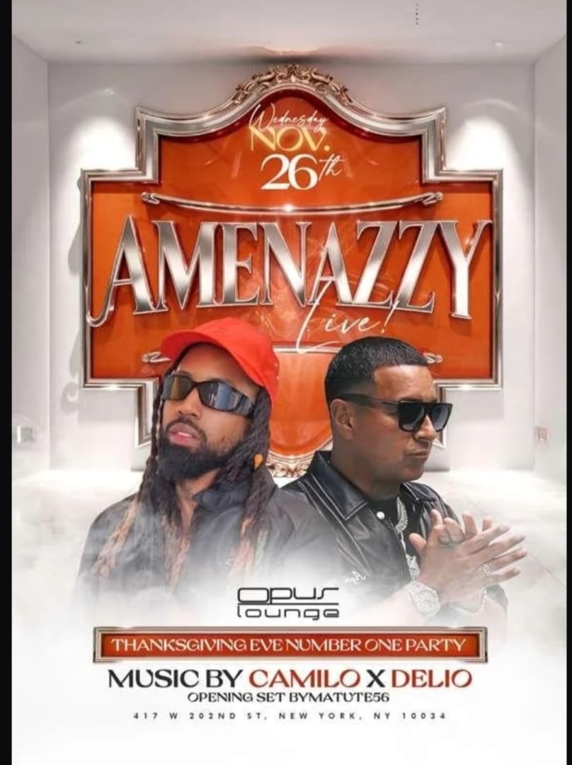 Thanksgiving Eve El Nene La Amenazzy Live With DJ Camilo At Opus