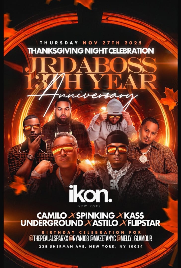 Thanksgiving Night Jr The Boss 13th Year Anniversary DJ Camilo