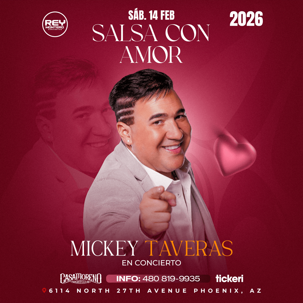 Mickey Taveras Salsa Con Amor In Phoenix Tickets 2026 02 14 