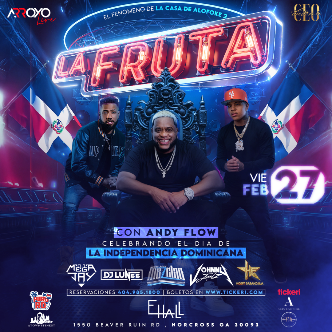 La Fruta y Andy Flow 29 en Atlanta in Norcross - Tickets 2026-02