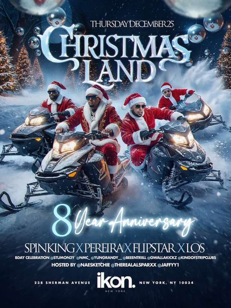 Christmas Land 8 Year Anniversary DJ Spinking Live At Ikon New