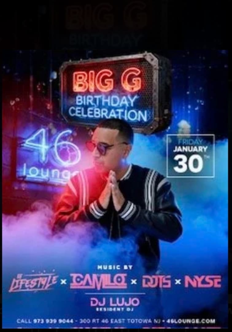 Level Up Fridays DJ Camilo Live At 46 Lounge in Totowa - Tickets