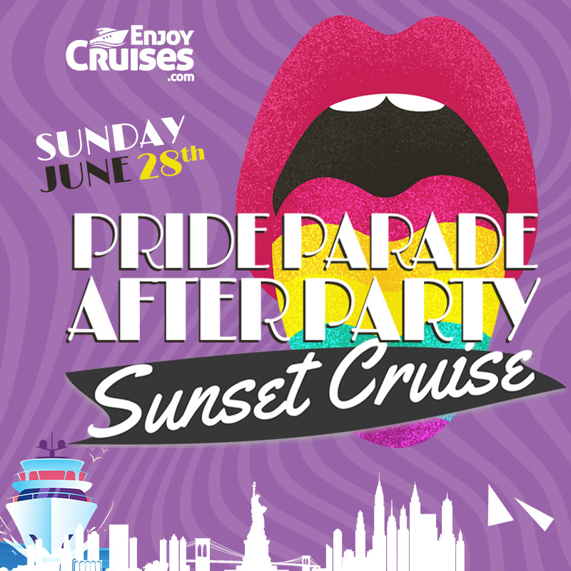 PRIDE Parade After Party Sunset Cruise LGBTQ New York City - Be Free, Be You