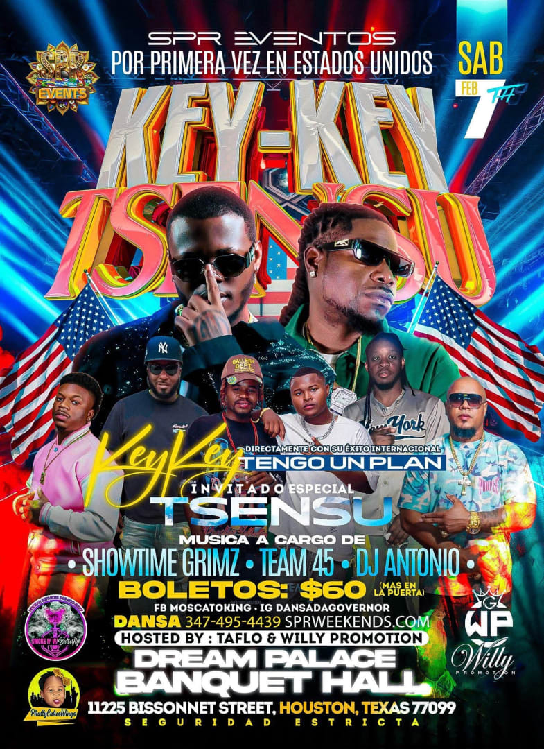 KEY-KEY HOUSTON TX in Houston - Tickets 2026-02-07 | Dream Palace