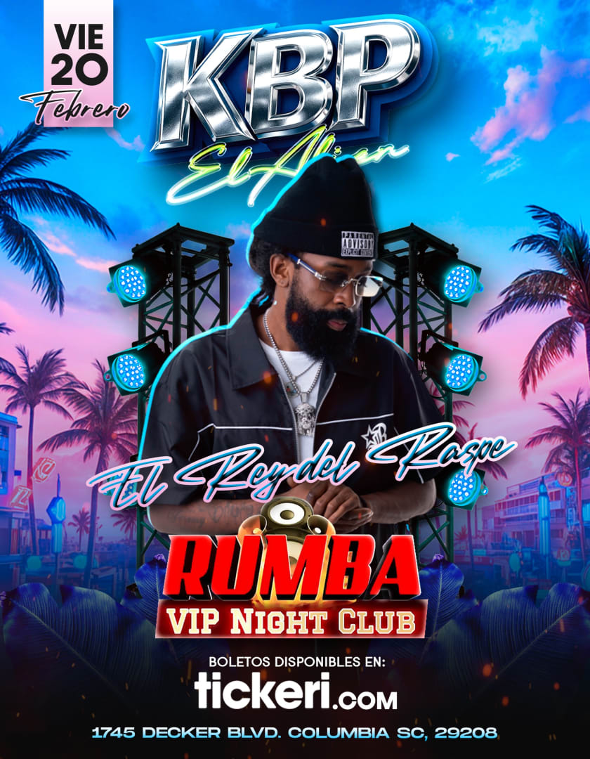 KBP EL ALIEN - COLUMBIA, SC (RUMBA VIP NIGHTCLUB) in Columbia