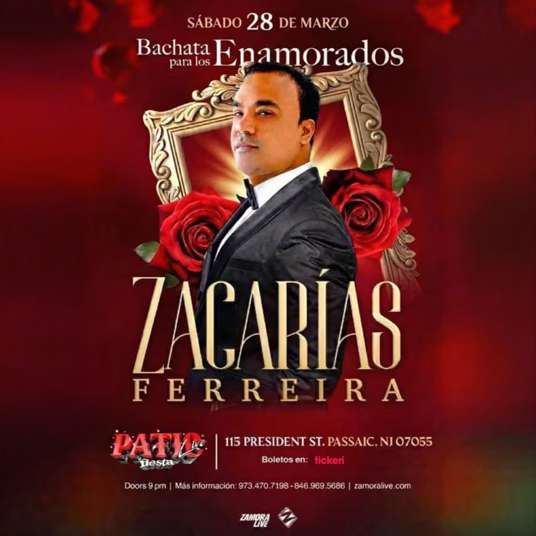 ZACARIAS FERREIRA , CELEBRANDO EL 19 ANIVERSARIO DE FIESTA in