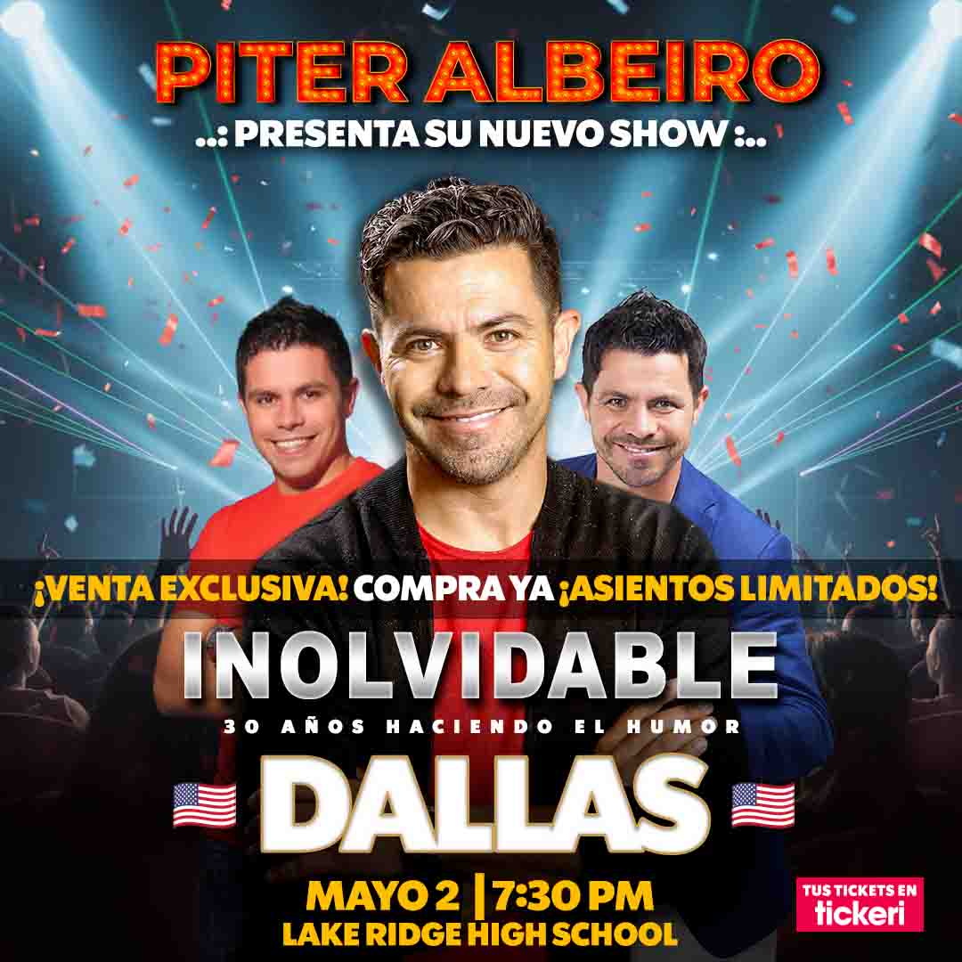 Piter Albeiro In Dallas Presents His New UNFORGETTABLE Show
