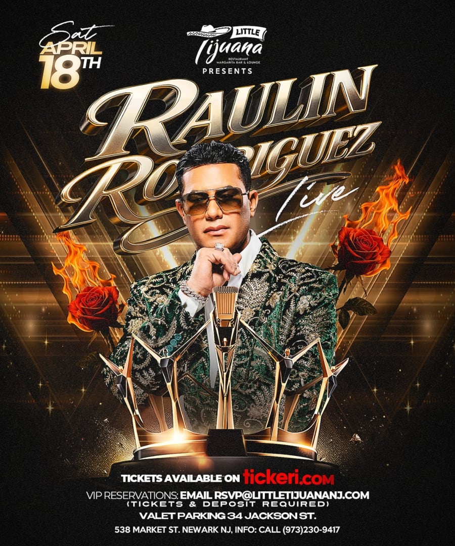 SAT APRIL 18TH BACHATA LEGEND RAULIN RODRIGUEZ LIVE AT LITTLE