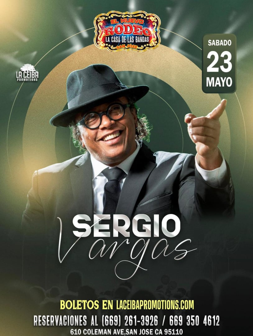 Sergio Vargas in Concert in San José CA