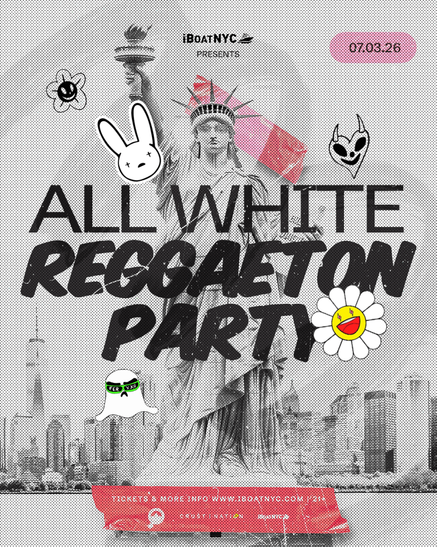 TODO BLANCO: Día de la Independencia ALL WHITE LATIN & Reggaeton Boat Party Cruise