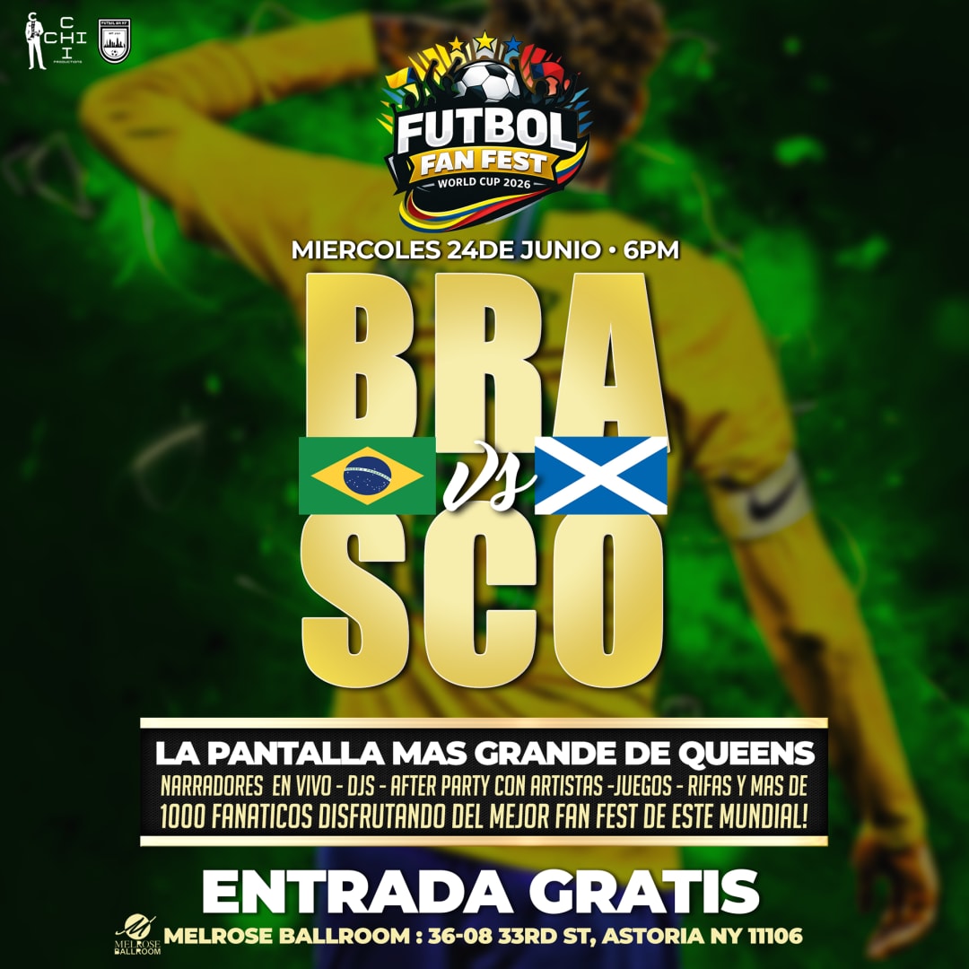 BRAZIL vs SCOTLAND - #1 FUTBOL FAN FEST VIEWING PARTY
