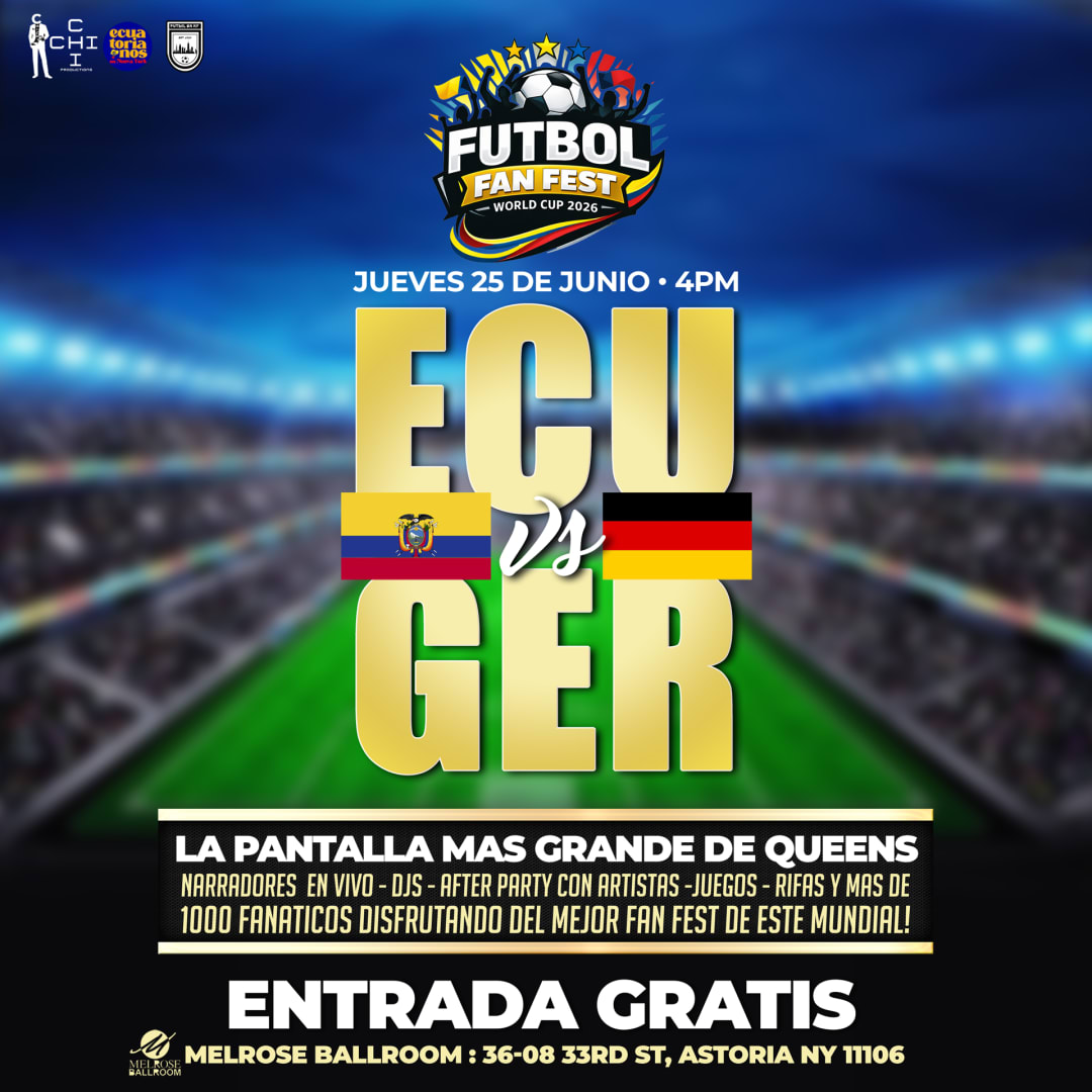 ECUADOR vs ALEMANIA - #1 FUTBOL FAN FEST VIEWING PARTY