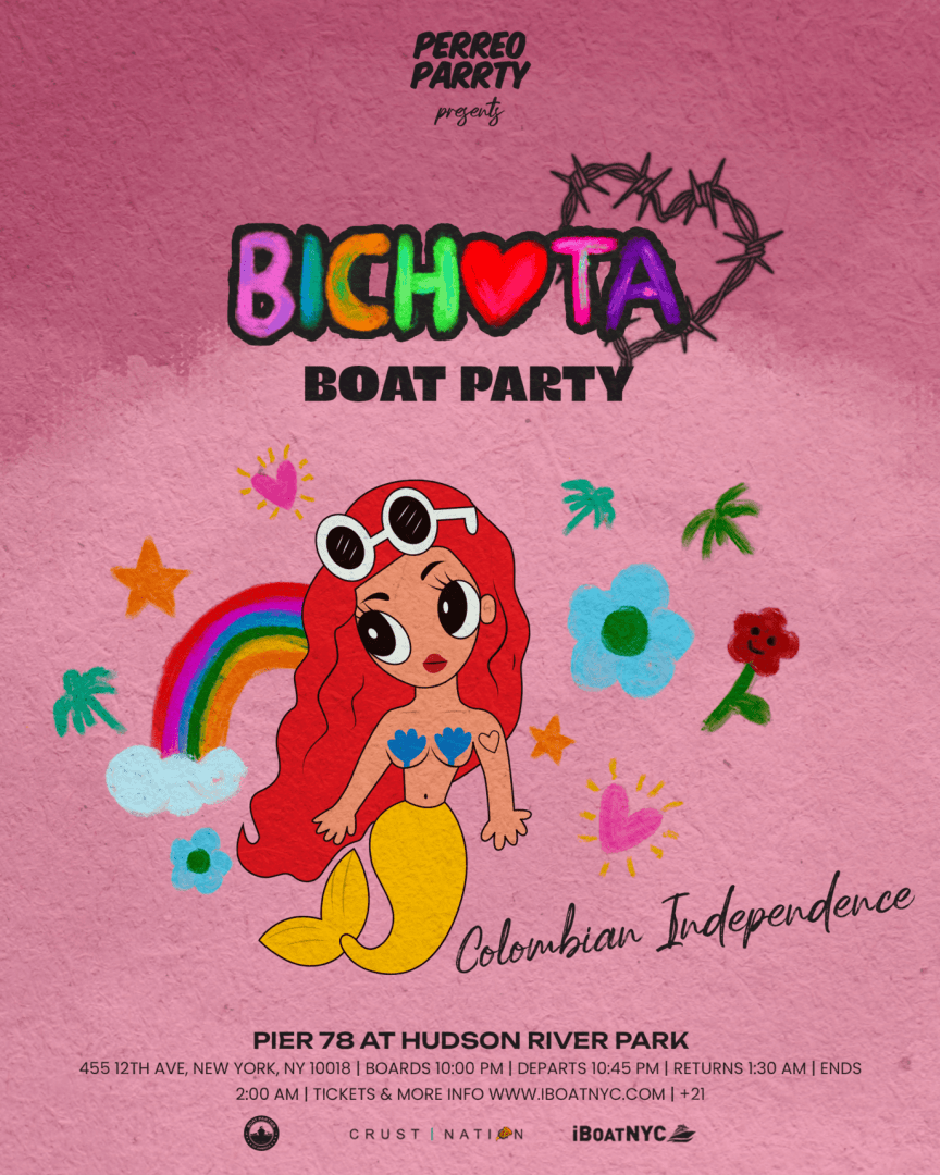 Bichota Boat - Karol G Tribute for Colombian Independence Day Boat Party