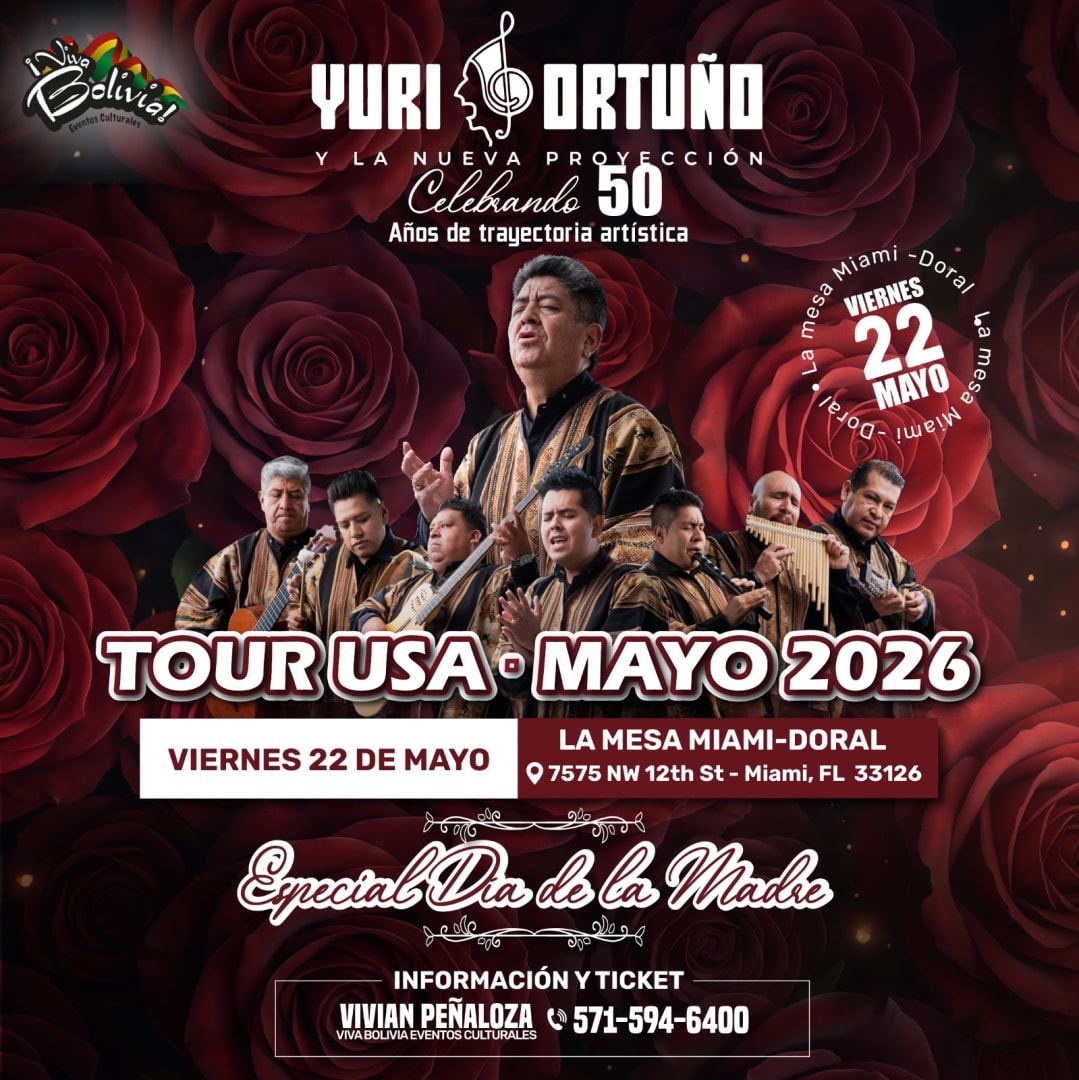 Yuri Ortuño and The New Projection in Concert Miami Florida