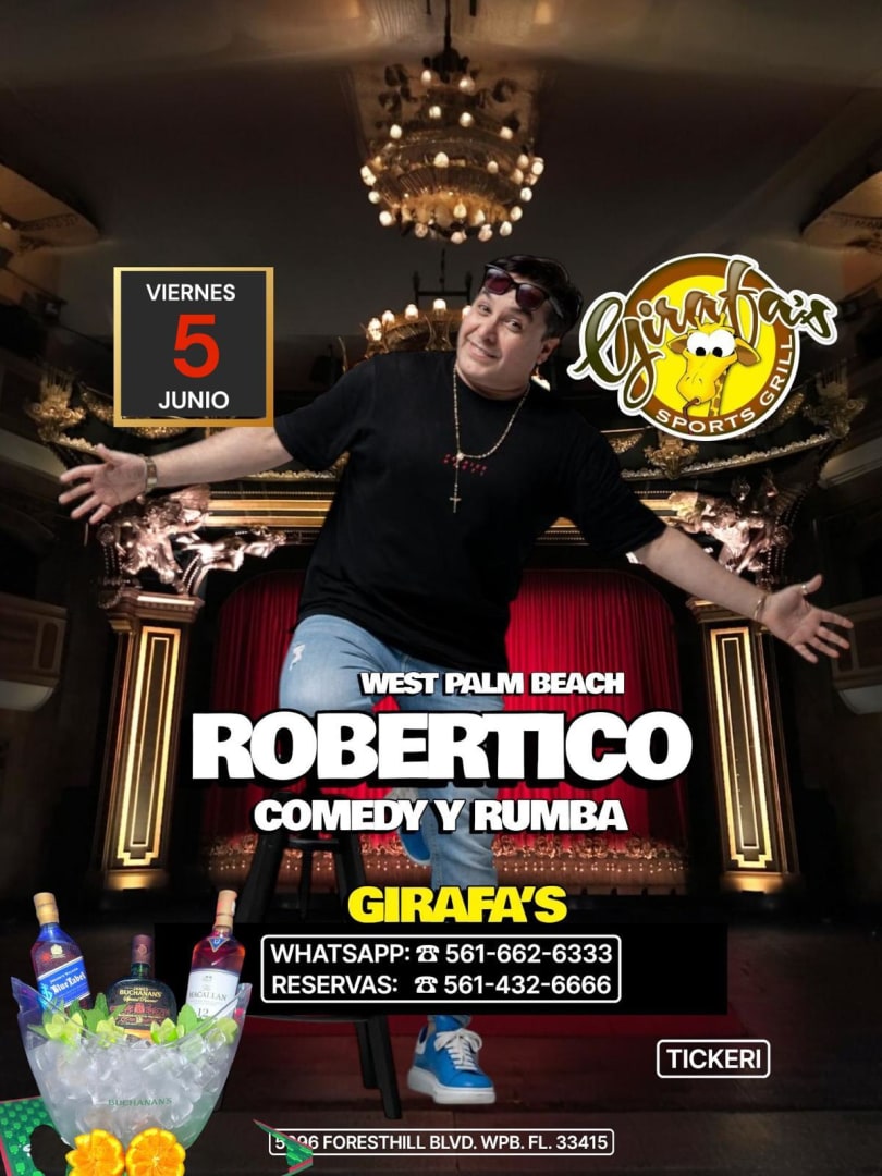 ROBERTICO COMEDY SHOW en WEST PALM BEACH