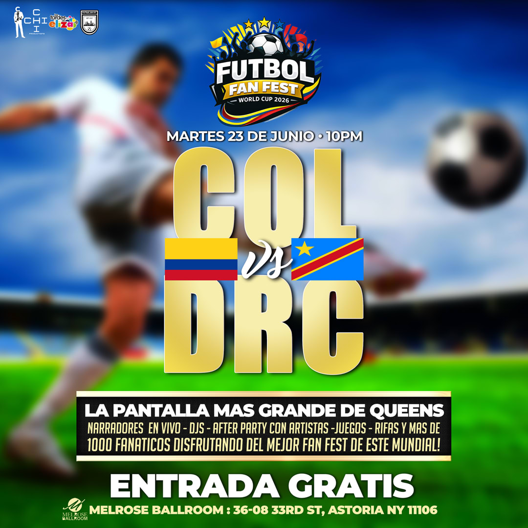 COLOMBIA vs REBUBLICA DEL CONGO - #1 FUTBOL FAN FEST VIEWING PARTY
