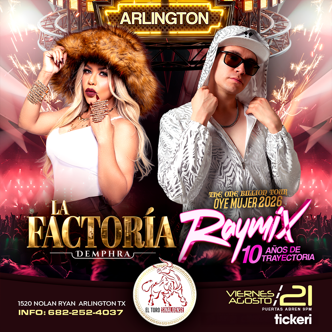 Demphra de la Factoria with Raymix in concert in Arlington