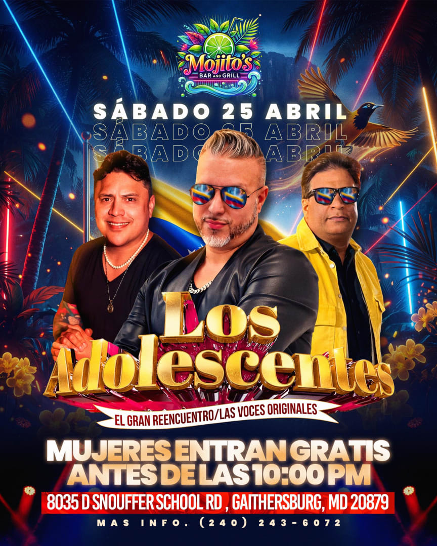 Los Adolescentes in Gaithersburg - Tickets 2026-04-25 | mojitos