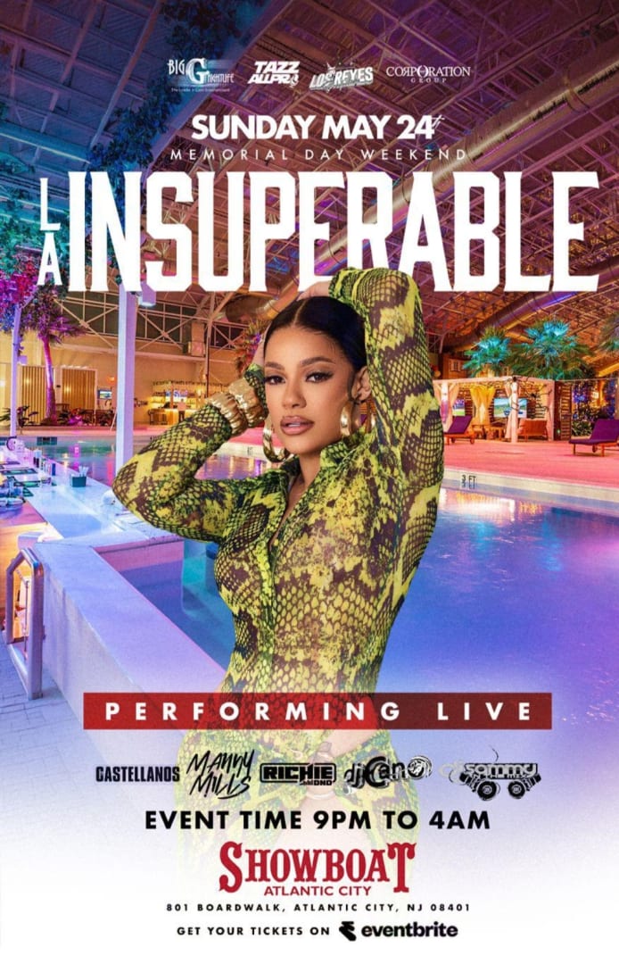 Memorial Day Weekend 2026 La Insuperable Live At Island Waterpark Showboat