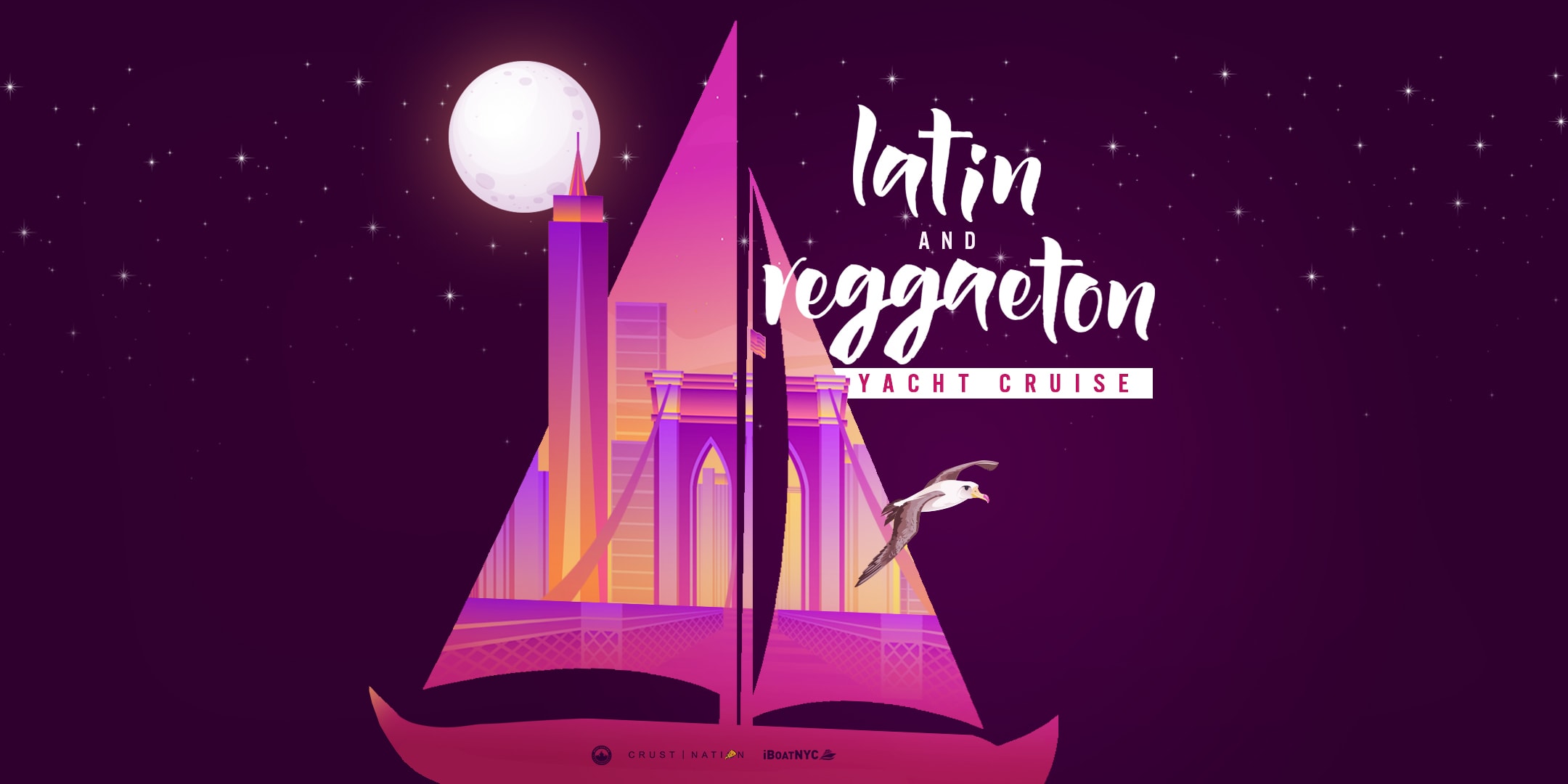 El crucero en yate número 1 con fiesta en barco LATINA Y REGGAETON en Nueva York