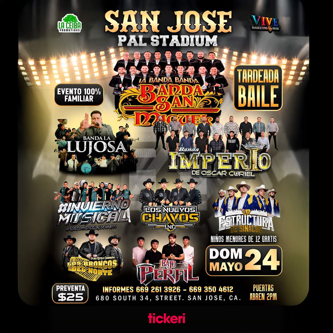 Tarde Baile en San Jose Pal Stadium