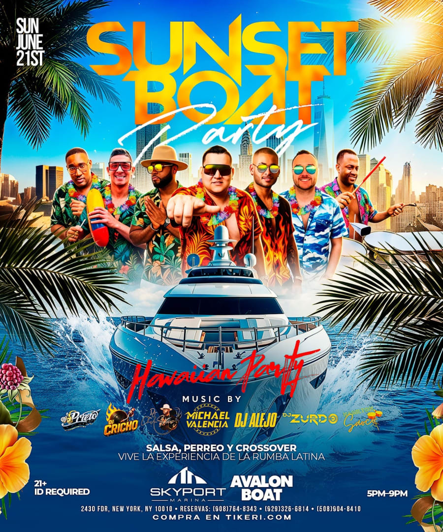SUNSET BOAT PARTY