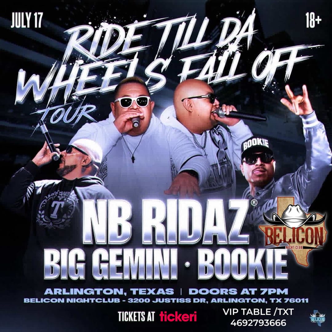 Darrin Houston / Never Going インディーr&b NB Ridaz, Big Gemini y Bookie in concert in Arlington - Tickets