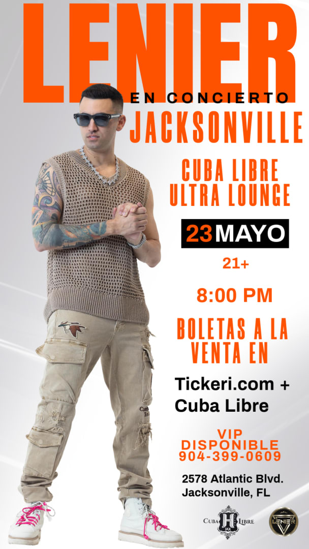 Cuba Libre Presents: LENIER IN CONCERT