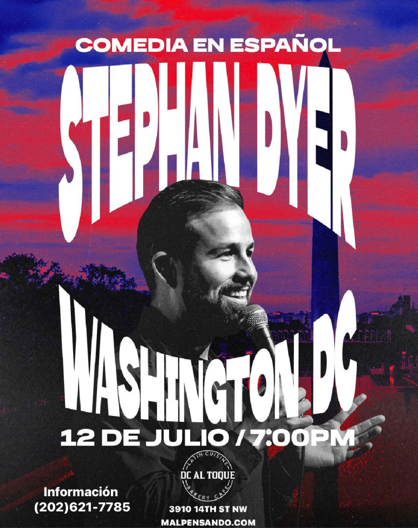 Stephan Dyer en Washington DC Comedia en Español