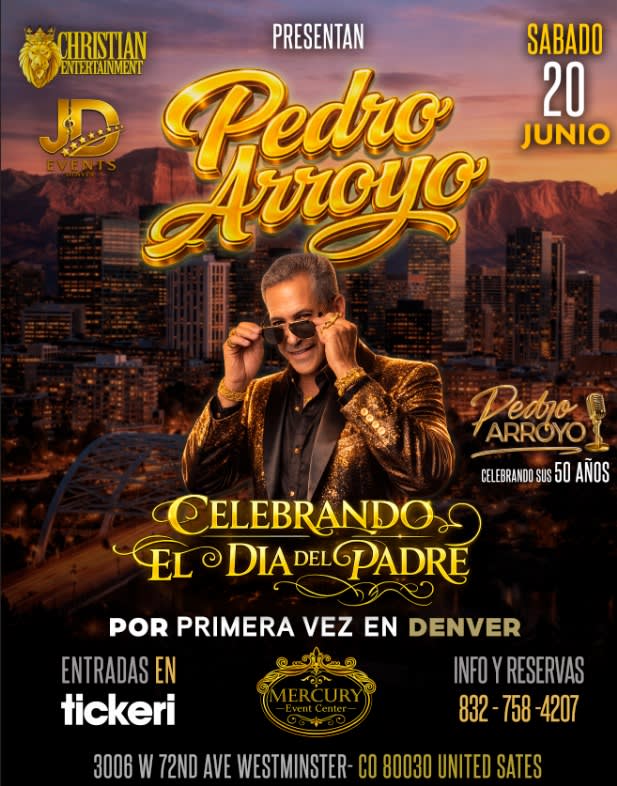 PEDRO ARROYO FOR THE FIRST TIME IN DENVER