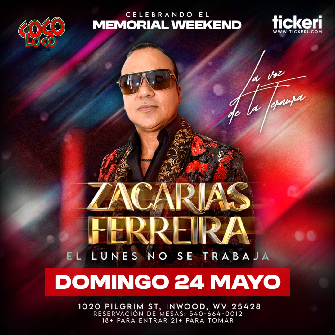 Zacarías Ferreira en concierto