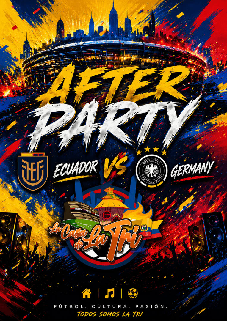 🇪🇨 AFTER PARTY OFICIAL – ECUADOR vs ALEMANIA | New Jersey