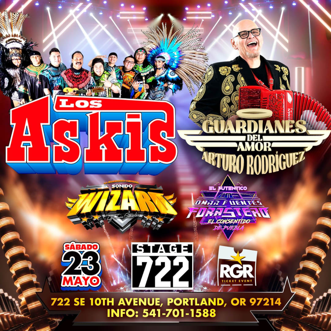 Los Askis Arturo Rodríguez & Guardianes del Amor Sonido Wizar Omar Fuentes Forastero in Portland