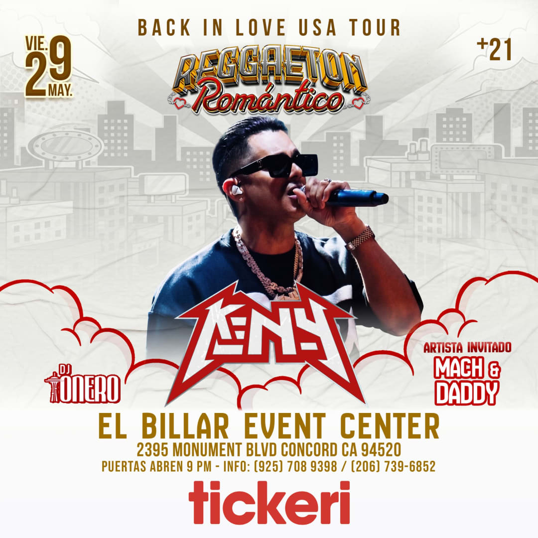 KenY in concert - Mach & Daddy - Dj Tonero in Concord