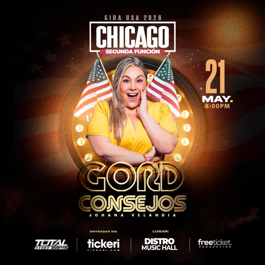 GORDCONSEJOS - Johana Velandia -La Gorda - STAND UP COMEDY - CHICAGO