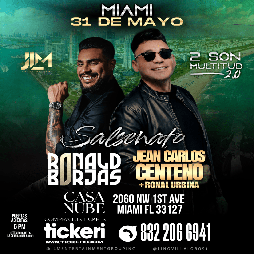 Ronald Borjas, Jean Carlos Centeno and Ronal Urbina in Miami